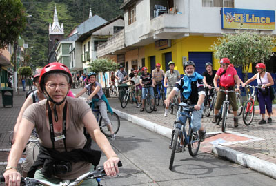 Cykletur på Avenida de Cascadas - "Vandfaldenes avenue"