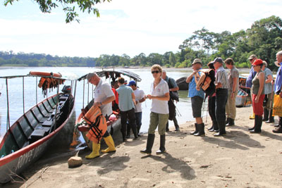 Sejltur på Napo River