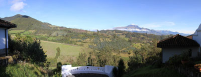 Udsigten fra Casa Mojanda