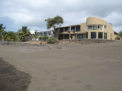 Hotellet, hvor vi spiste frokost