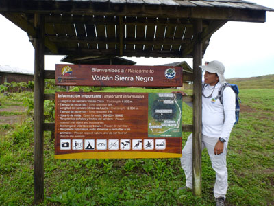 Dagens udflugt gik til Vulkanen Sierra Negra