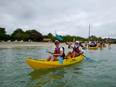 Dagen stod på kajaktur