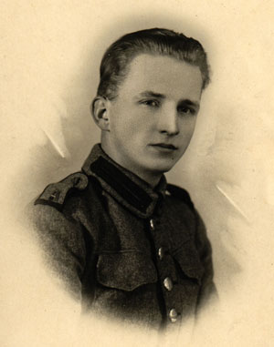 William Jensen i militærtjeneste 1927