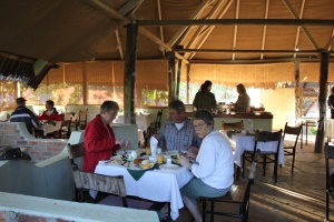 Morgenmad på L'Oasis den 20. januar